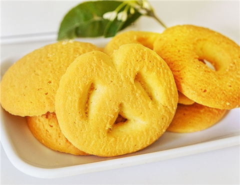 趣园休闲饼干批发500克牛油曲奇胶桶装礼盒饼干