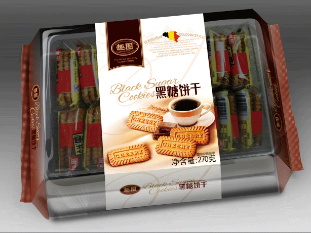 趣园黑糖饼干