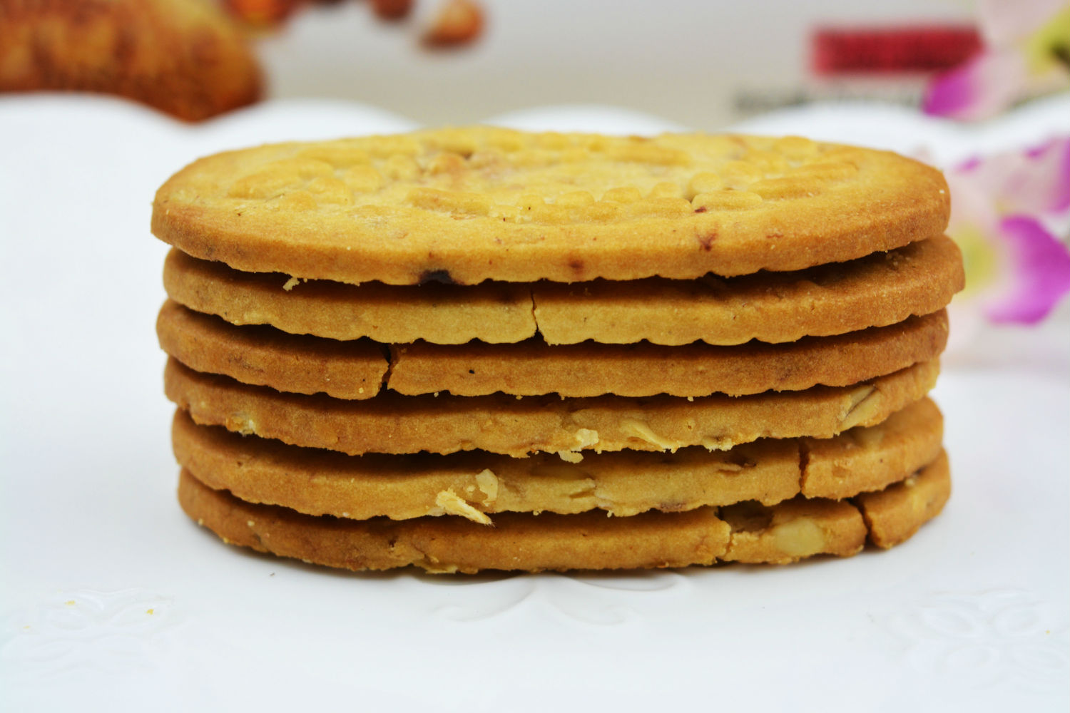 酥性饼干坚果蜂蜜味
